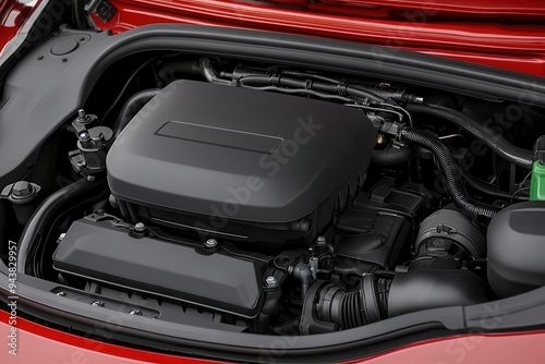 Compact engine with integrated fuel and air cooling, designed for efficiency in both city and highway driving, car motor fuel cooling, compact fuel efficiency