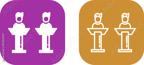 Debate Vector Icon