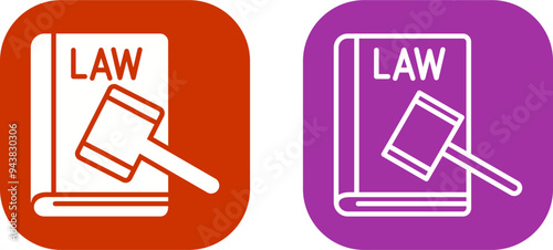 Law And Order Vector Icon