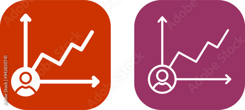Candidate Graph Vector Icon