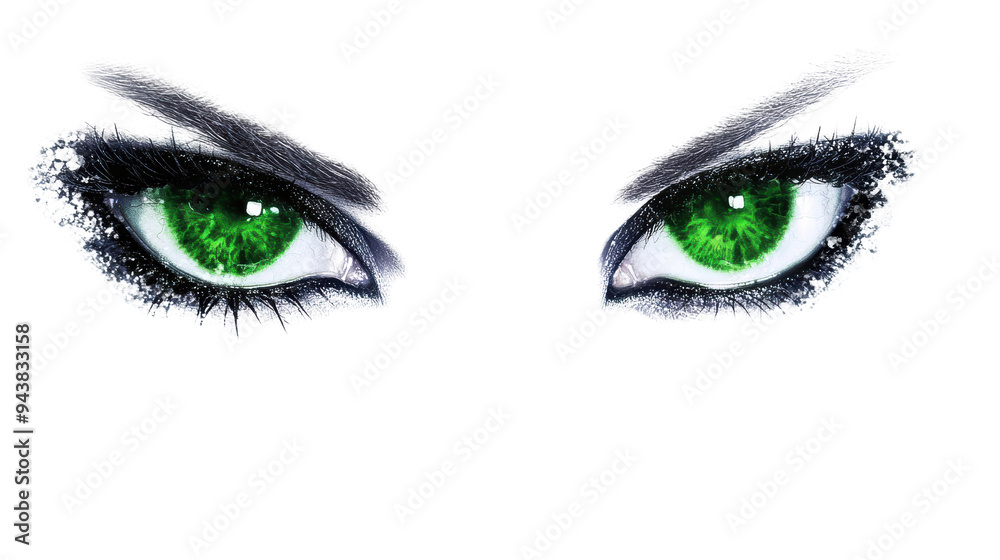 A captivating illustration featuring a woman's eyes, beautifully designed with detailed eyebrows and long lashes, A captivating illustration featuring a woman's eyes, beautifully designed with detailed eyebrows and long lashes,