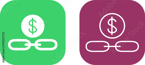 Link Sales Vector Icon
