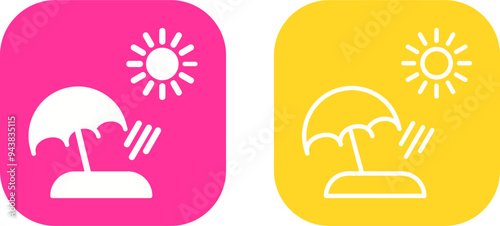 Beach Vector Icon
