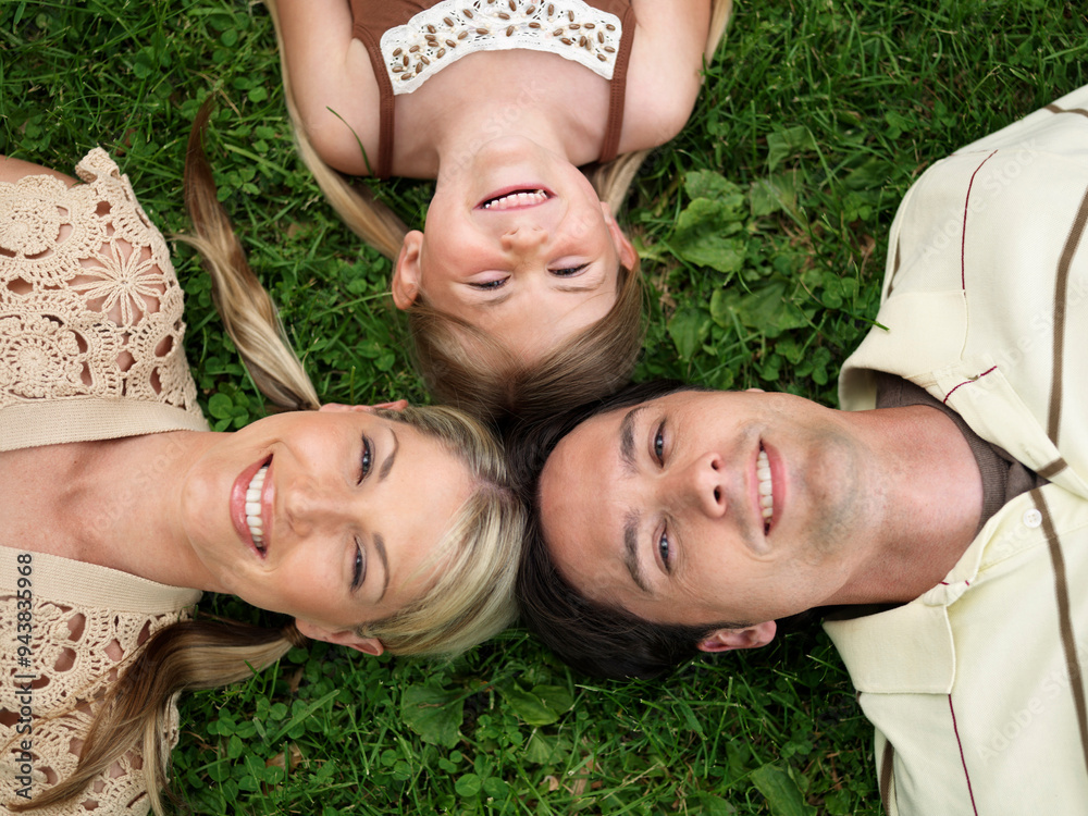 Portrait of Family Outdoors Portrait of Family Outdoors