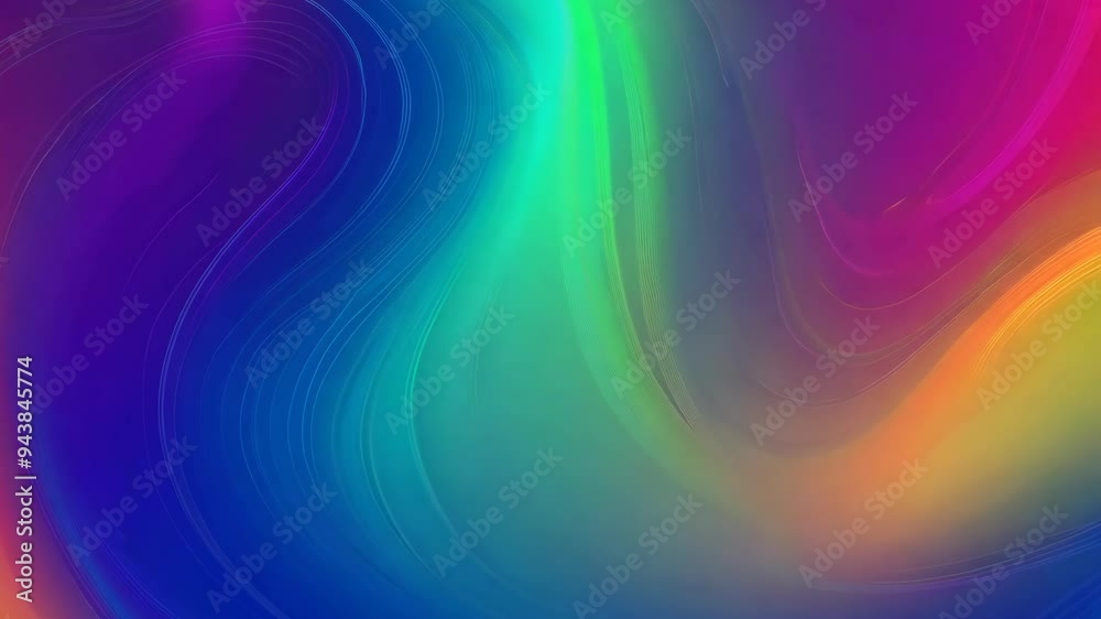 Vibrant abstract animation showcasing colorful swirling patterns in smooth transitions during a creative design session