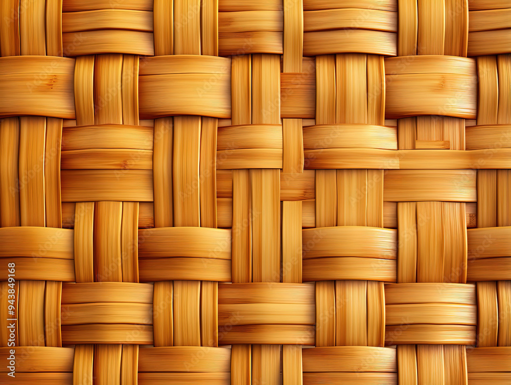 Attractive Brown bamboo weave texture, a nature background with handicraft charm Attractive Brown bamboo weave texture, a nature background with handicraft charm