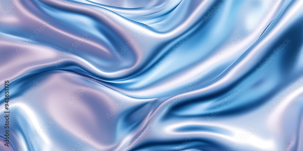 custom made wallpaper toronto digitalLight Blue silk glossy Satin Textile Close-up: Shimmering