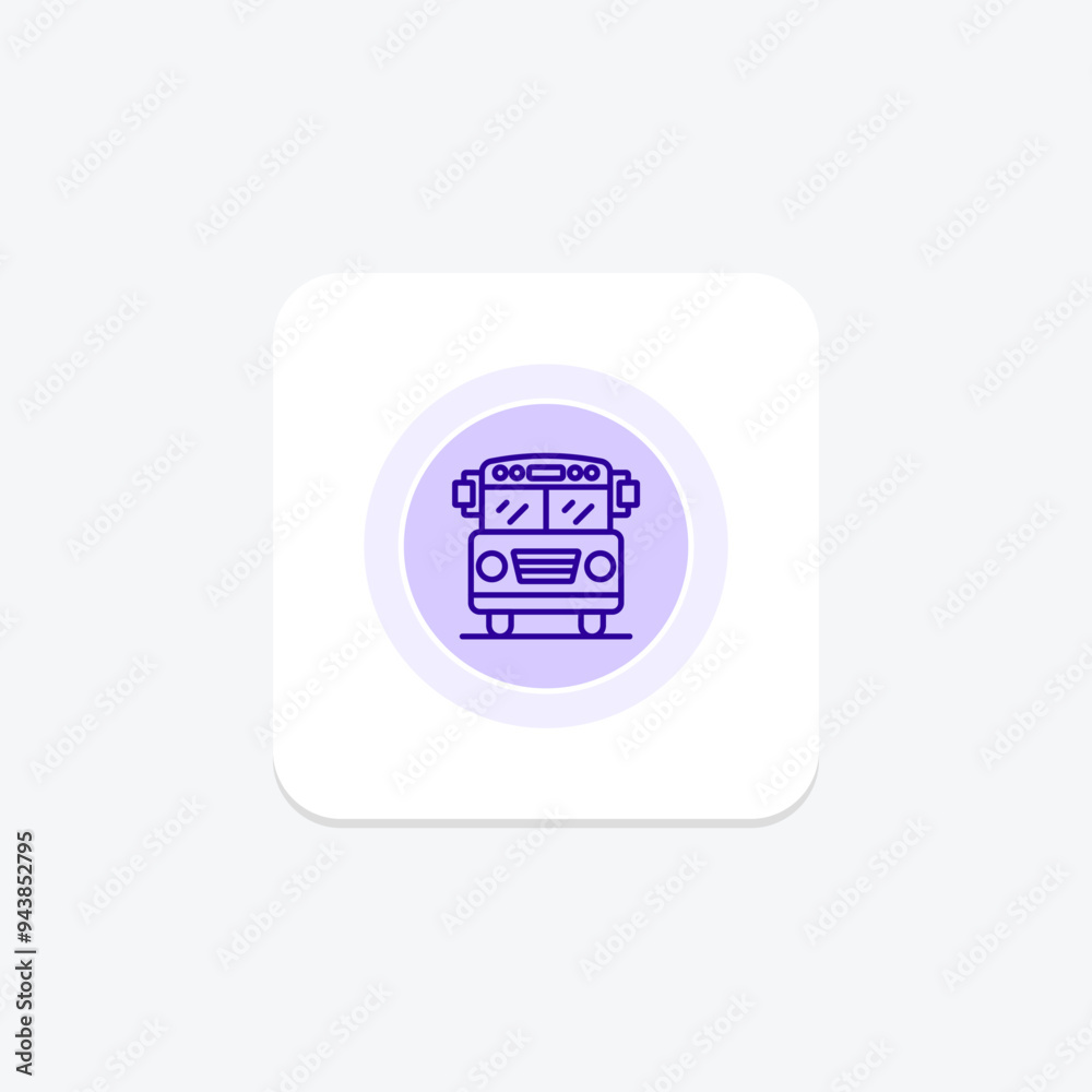 School Bus icon, bus, graduation, cap, online line icon, editable vector icon, pixel perfect, illustrator ai file School Bus icon, bus, graduation, cap, online line icon, editable vector icon, pixel perfect, illustrator ai file