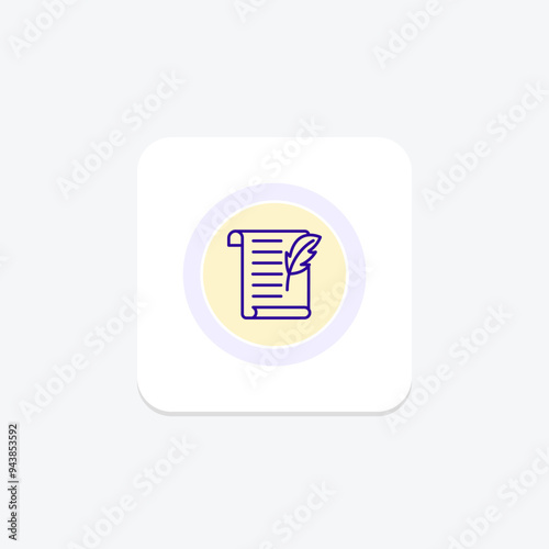 History icon, historical study, historical research, historical inquiry, past events line icon, editable vector icon, pixel perfect, illustrator ai file