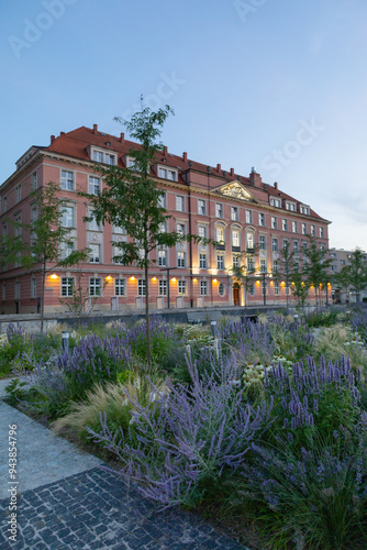 New market square in Wroclaw, Poland