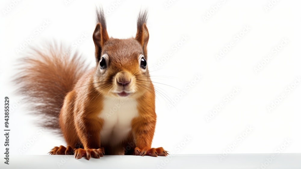 Obraz premium Red Squirrel Portrait