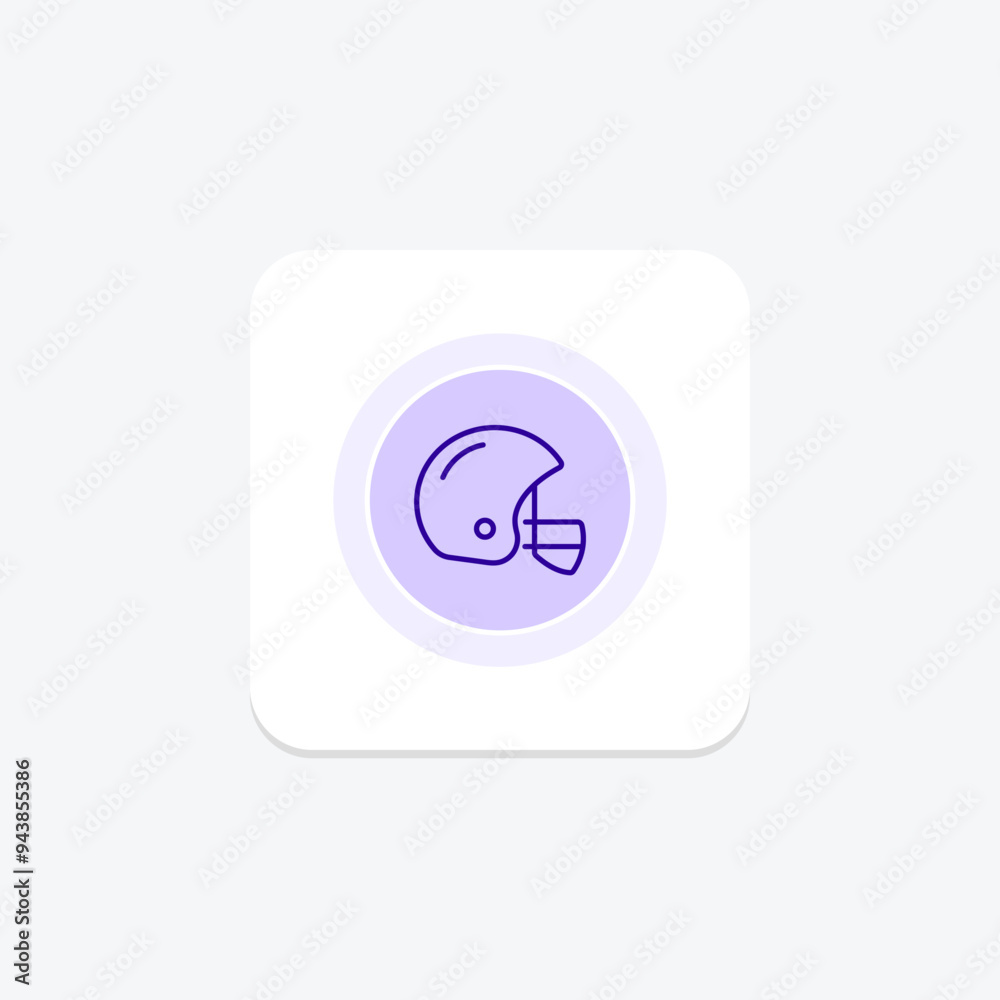 Football and Helmet icon, helmet, sport, protective, gear line icon, editable vector icon, pixel perfect, illustrator ai file Football and Helmet icon, helmet, sport, protective, gear line icon, editable vector icon, pixel perfect, illustrator ai file