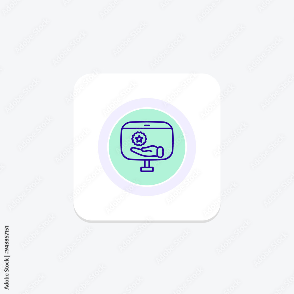 Loyalty Program icon, rewards program, customer loyalty, loyalty rewards, loyalty points line icon, editable vector icon, pixel perfect, illustrator ai file Loyalty Program icon, rewards program, customer loyalty, loyalty rewards, loyalty points line icon, editable vector icon, pixel perfect, illustrator ai file