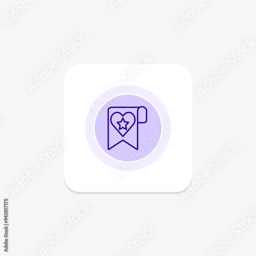 Favorites icon, favorites list, favorite items, favorite dishes, favorite restaurants line icon, editable vector icon, pixel perfect, illustrator ai file