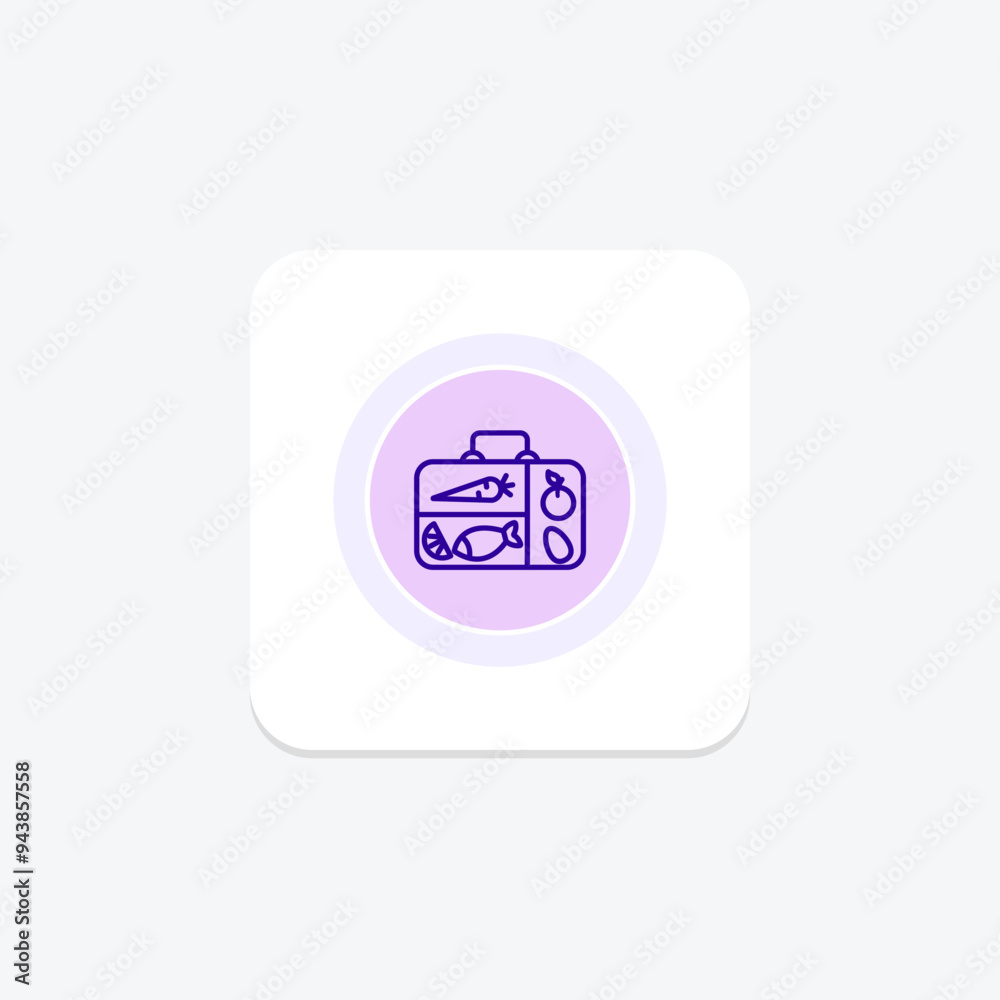 Meal Kits icon, meal prep kits, meal delivery kits, cooking kits, recipe kits line icon, editable vector icon, pixel perfect, illustrator ai file Meal Kits icon, meal prep kits, meal delivery kits, cooking kits, recipe kits line icon, editable vector icon, pixel perfect, illustrator ai file