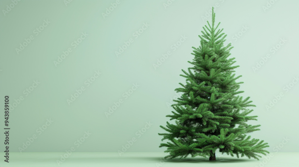 Minimalist Christmas Tree on a simple Green Background, Perfect for Elegant Holiday Decor and Modern Seasonal Displays Minimalist Christmas Tree on a simple Green Background, Perfect for Elegant Holiday Decor and Modern Seasonal Displays