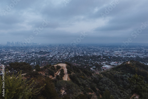 View over Los Angeles from Griffith Observatory