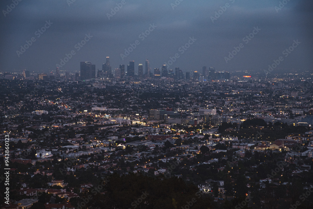 View over Los Angeles from Griffith Observatory View over Los Angeles from Griffith Observatory