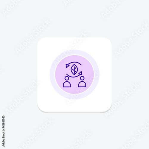 Eco-Friendly icon, environmentally friendly, green, sustainable, eco-friendly icon line icon, editable vector icon, pixel perfect, illustrator ai file photo