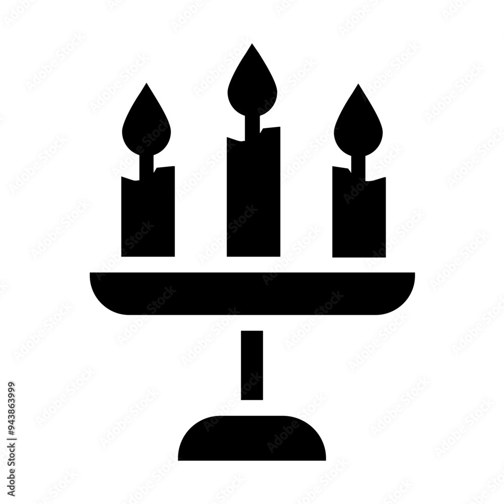 Obraz premium candles icon