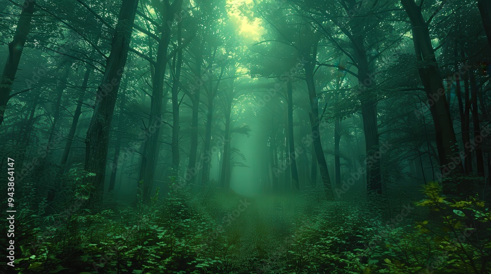 Fototapeta premium Mystical Forest Path