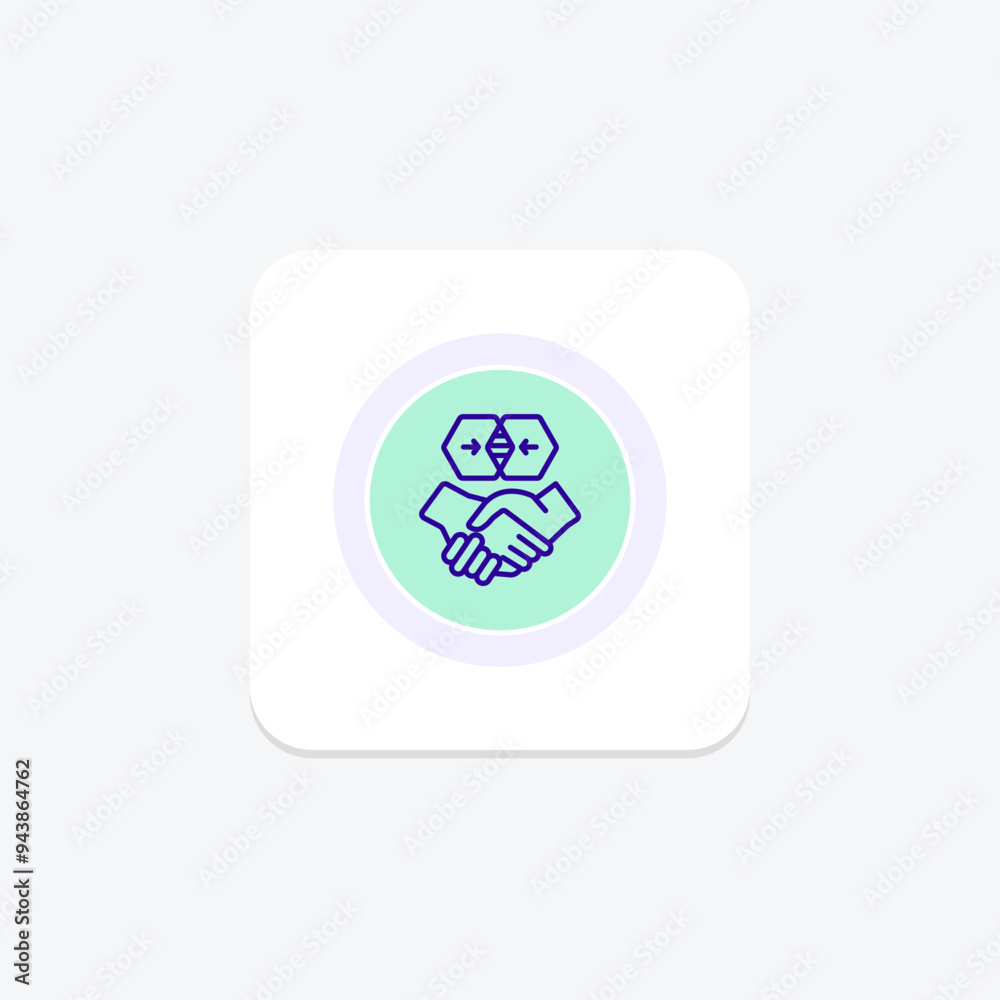 Synergistic Partnership icon, partnership, synergistic, collaboration, teamwork line icon, editable vector icon, pixel perfect, illustrator ai file Synergistic Partnership icon, partnership, synergistic, collaboration, teamwork line icon, editable vector icon, pixel perfect, illustrator ai file