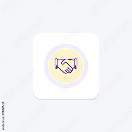 Partnership Icon icon, icon, partnership, collaboration, teamwork line icon, editable vector icon, pixel perfect, illustrator ai file