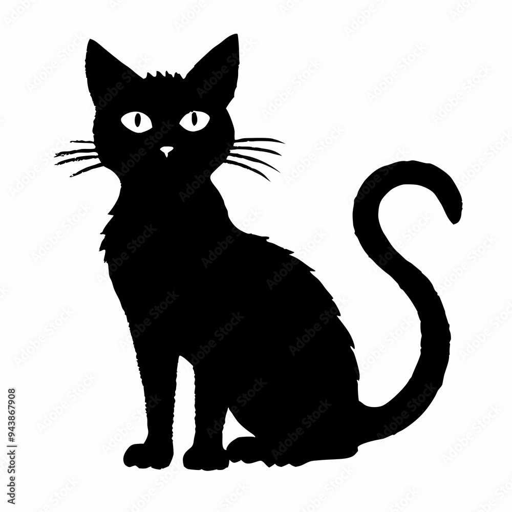 cat silhouette black vector SVG cat silhouette black vector SVG