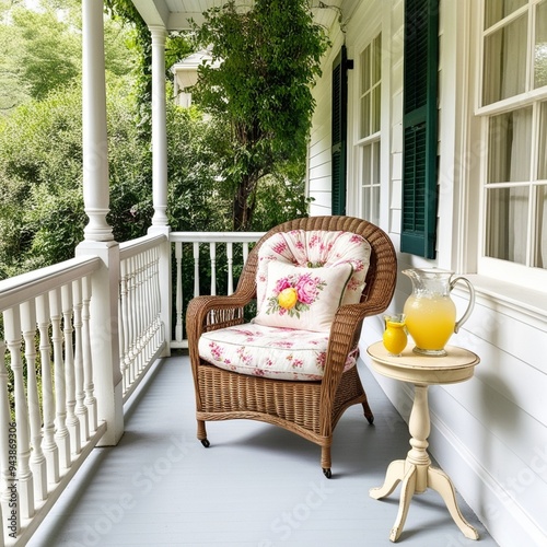 garden bench in garden