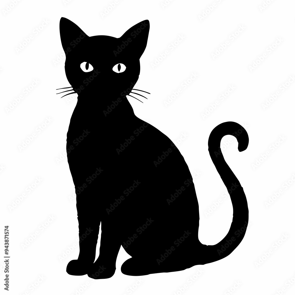 cat silhouette black vector SVG cat silhouette black vector SVG