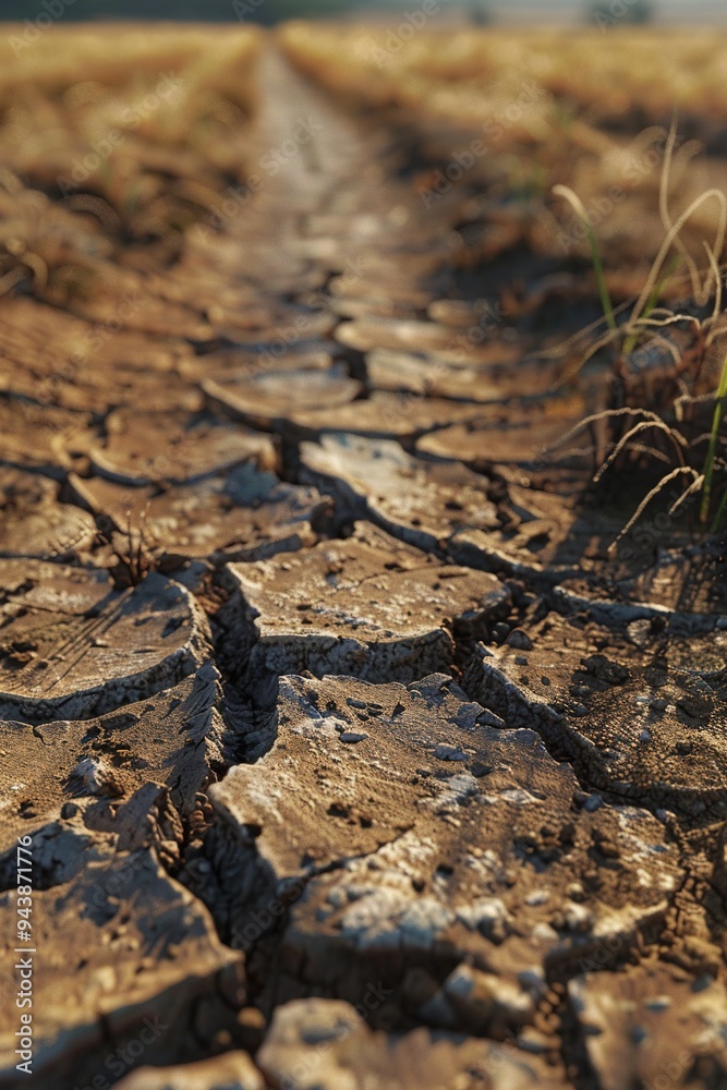 Heat of a Changing Climate Withered Crops and Cracked Earth - A Testament to a Changing Climate Heat of a Changing Climate Withered Crops and Cracked Earth - A Testament to a Changing Climate