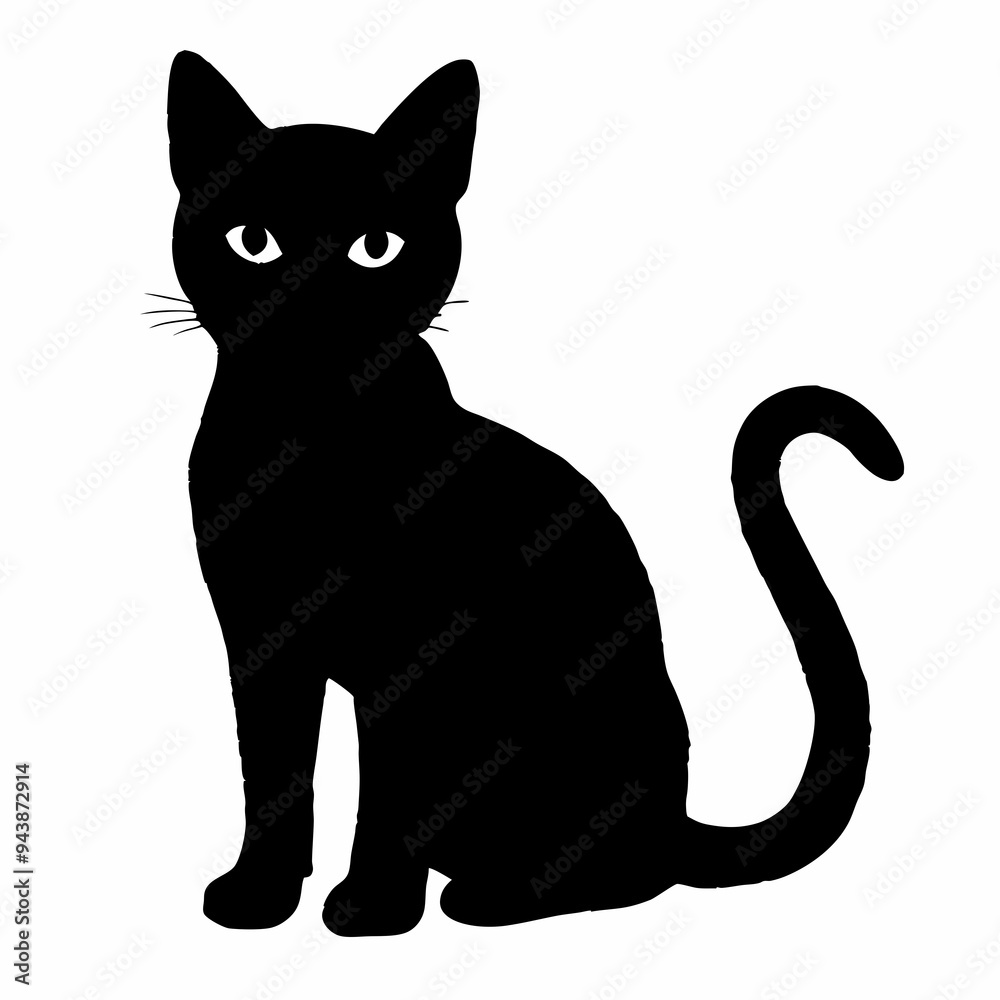cat silhouette black vector SVG cat silhouette black vector SVG