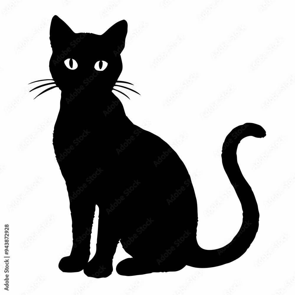 cat silhouette black vector SVG cat silhouette black vector SVG