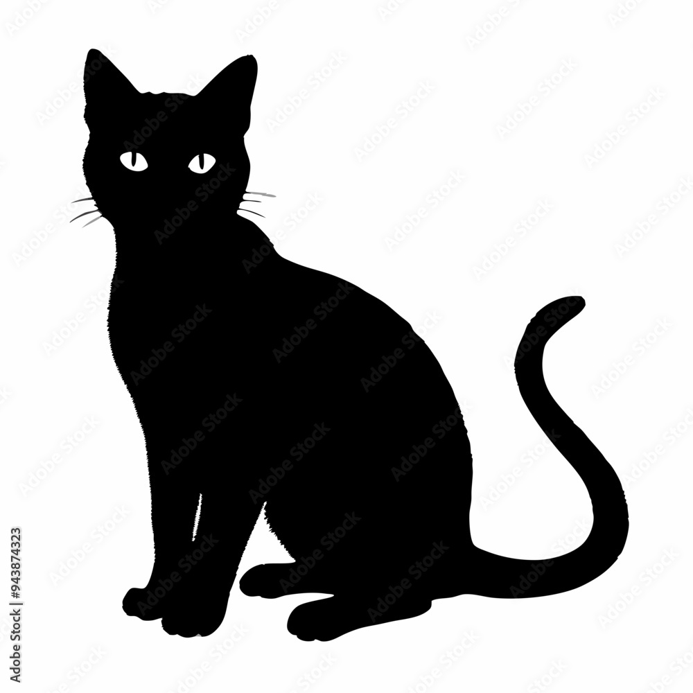 cat silhouette black vector SVG cat silhouette black vector SVG