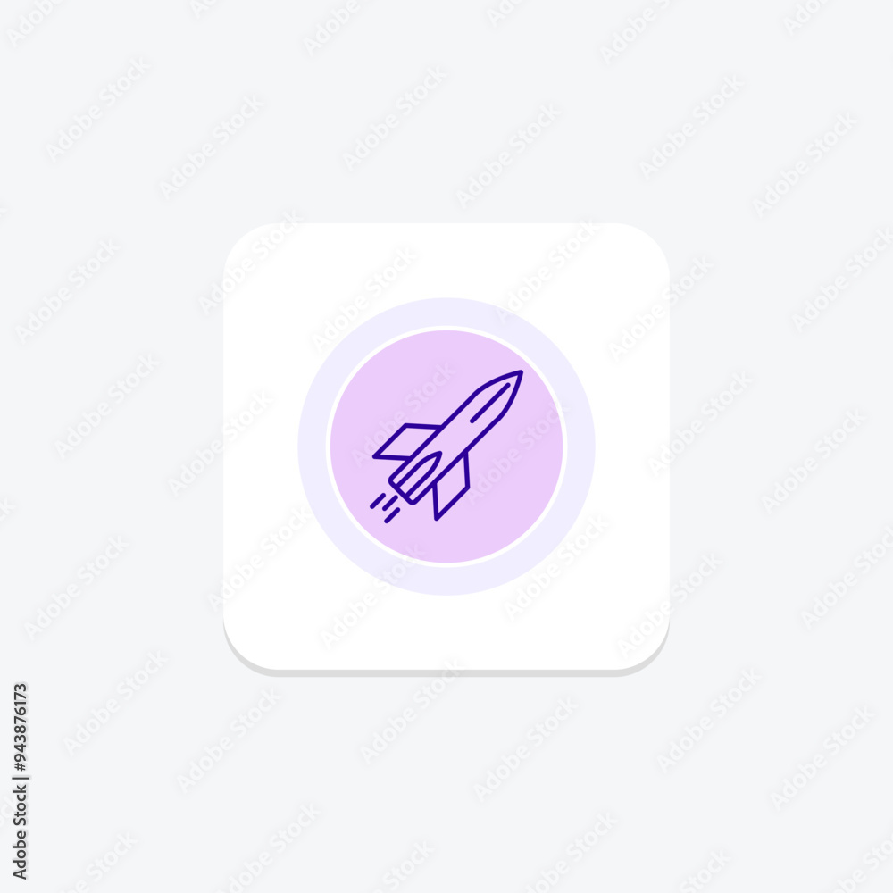 Missiles line icon , vector, pixel perfect, illustrator file Missiles line icon , vector, pixel perfect, illustrator file