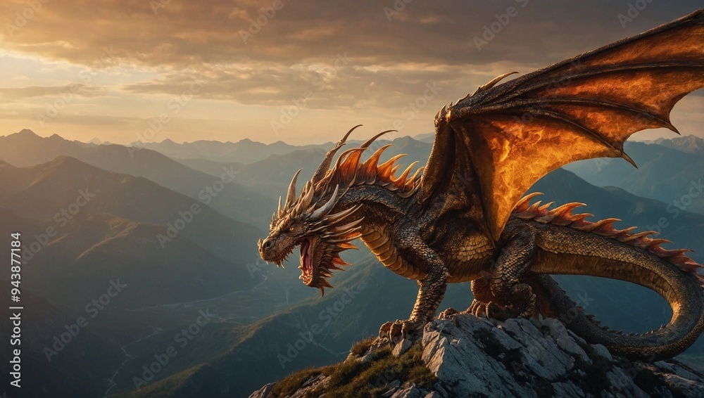 Dragan as a majestic mythical