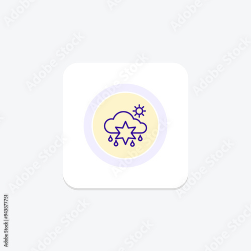 Weather Monitoring icon, weather, monitoring, icon, observation line icon, editable vector icon, pixel perfect, illustrator ai file