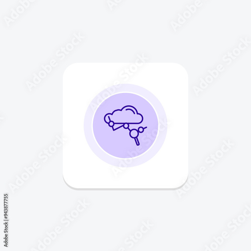 Weather Pattern Analysis icon, weather, pattern, analysis, icon line icon, editable vector icon, pixel perfect, illustrator ai file