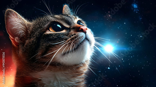 Close-up portrait of a cat ...