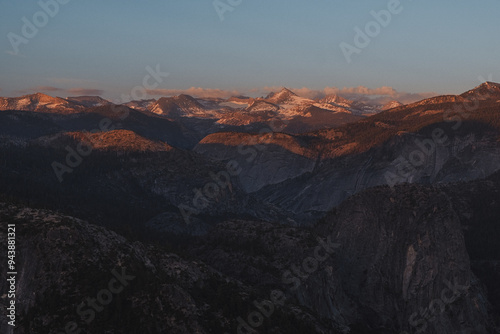 Halfdome in Sunset, Yosemite National Park California