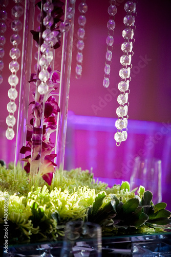 Flowers at a Bat Mitzvah