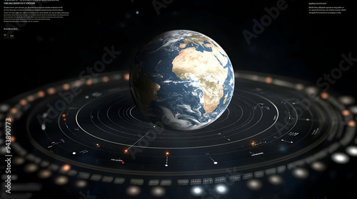Earth is a blue and green s...