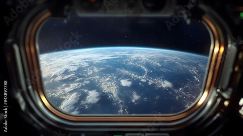 Earth viewed from space thr...