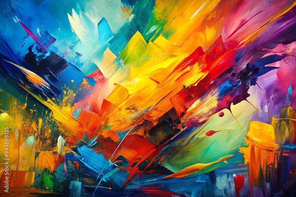 Abstract Expressionist Freedom: Bold brushstrokes, vibrant hues, and loose compositions express unconventional creativity. Abstract Expressionist Freedom: Bold brushstrokes, vibrant hues, and loose compositions express unconventional creativity.