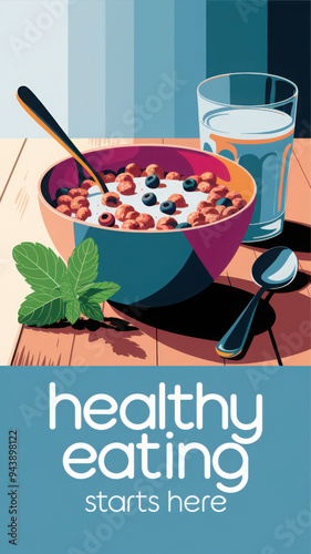 nutritious, healthy eating, morning meal, breakfast food, healthy breakfast, balanced diet, fresh ingredients