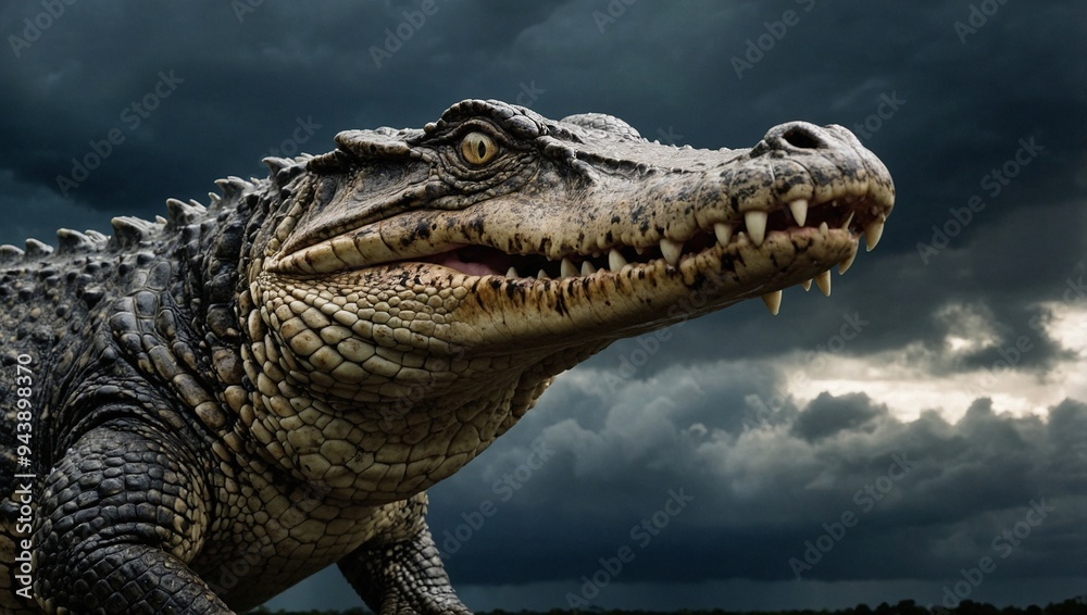 Fototapeta premium alligator in the everglades