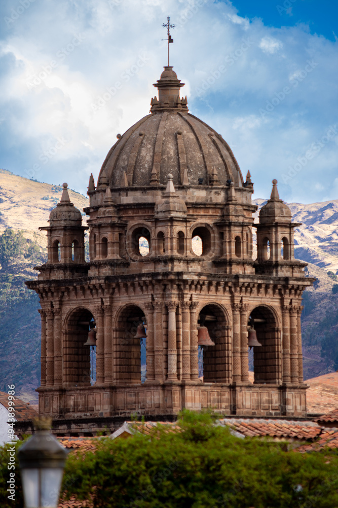 Arquitectura Barroca en iglesia da la Merced, Cusco Perú Arquitectura Barroca en iglesia da la Merced, Cusco Perú