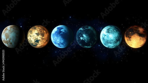 Five planets in a row again...
