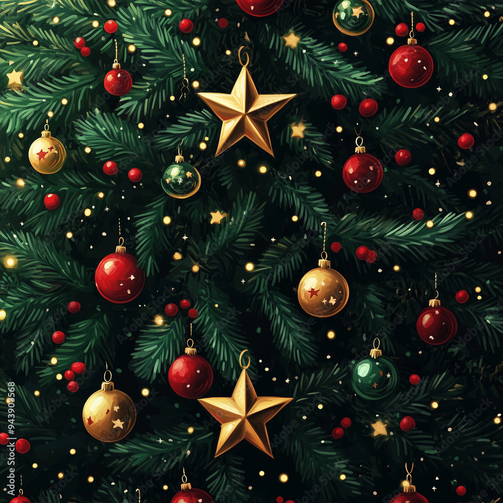The photo illustration of Christmas cerebrate decoration background The photo illustration of Christmas cerebrate decoration background