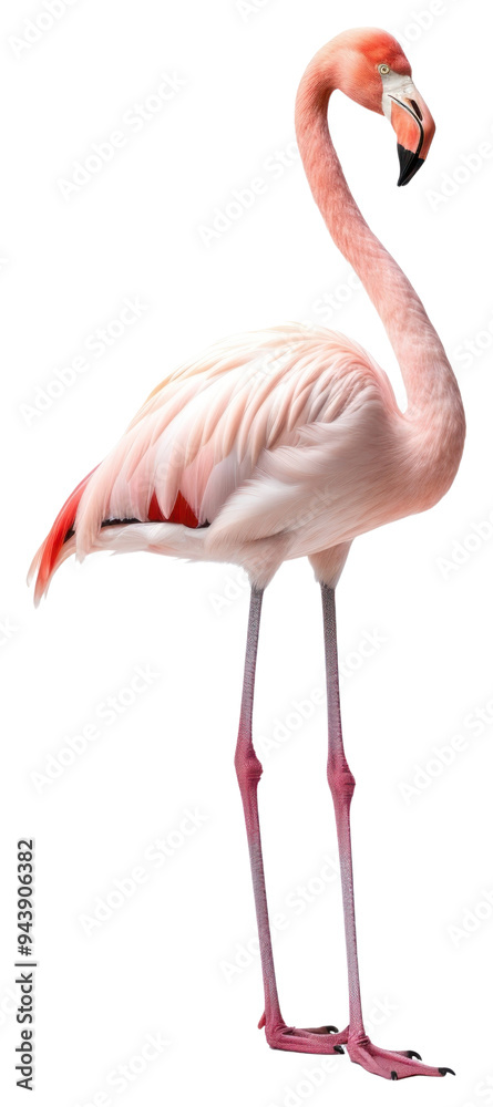 Fototapeta premium PNG Flamingo standing animal bird.